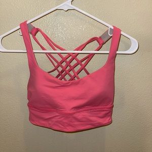 Lululemon Free To Be Wild Long Line Pink Guava